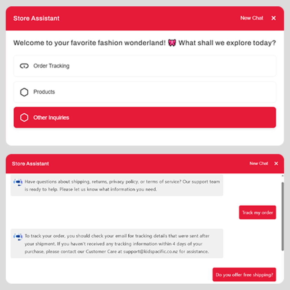 AI shopping Chatbot